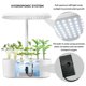 thumbnail image 4 of Luz de planta para plantas de interior Modo de frutas/verduras Pantalla táctil 24W Espectro completo 104 LED Crecimiento de escritorio, 4 of 8