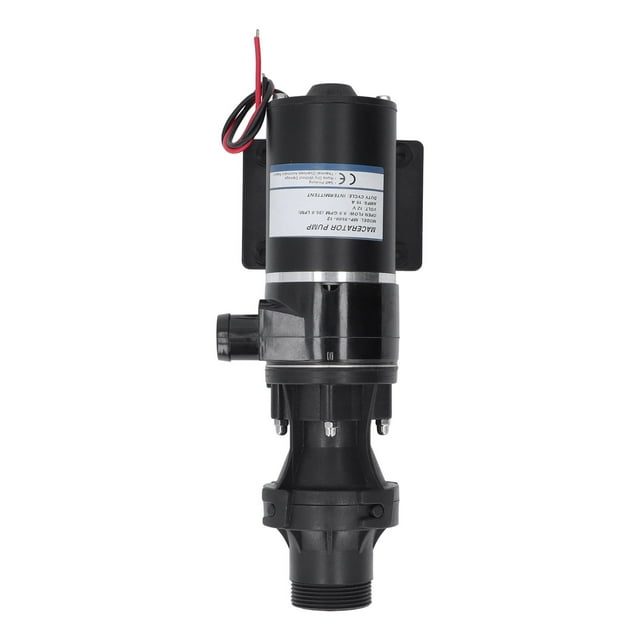 Macerator Waste Water Pump,12V Self Priming RV Macerator Pump Low Noise, Overload Protection for Boat Home Industry