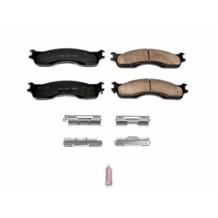 Front Brake Pad Set - Compatible with 2004 Dodge Ram 1500 SRT-10 - Power Stop