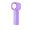 Purple, variant on USB Rechargeable Ice Cooling Fan with Makeup Mirror & Beauty Light, Delicate Frosted Shell Strong Wind Portable Mini Fan, 4 Colors for Outdoor Camping