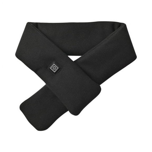 GRNSHTS Heated Scarf, Winter Warm Three-speed Adjustable Heating Scarf USB Heated Scarfs for Men Women (Black)