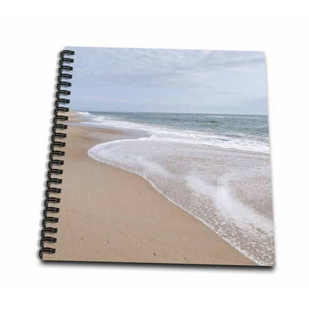 3dRose Beach near Kitty Hawk, Outer Banks, North Carolina, USA. - Mini Notepad, 4 by