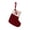 Red, variant on Personalized Christmas Stockings - Small Knit Stocking with Embroidered Initial for Family, Fireplace Hanging Decor, Monogram Xmas Stocking Holiday Decoration