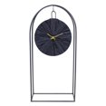 thumbnail image 1 of Clock 9.75"L x 20.25"H Iron/Wood, 1 of 1
