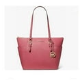 thumbnail image 4 of Michael Kors Women's Charlotte Large Saffiano Leather Top-Zip Tote Bag 35T0GCFT7L-ltbry, 4 of 6