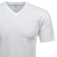thumbnail image 3 of RAGMAN Camiseta para hombres, paquete de 2 - 1/2 manga, camiseta interior, Cuello en V Blanco 4XL (4X-Large), 3 of 3