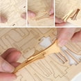 thumbnail image 3 of Wooden Puzzle Kit DIY 3D Biplane Wooden Model Kit Wood Craft Kit for Kids Adults, 3 of 10