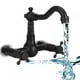 thumbnail image 4 of Grifo Montado En La Pared Fugacal Grifo De Cobre Negro Mezclador De Agua Fría Y Caliente Tipo A, 4 of 8