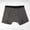 Gray, variant on CARER Black Plus Size Incontinence Underwear Heavy Duty Briefs for Men Size 3XL 2 Pack