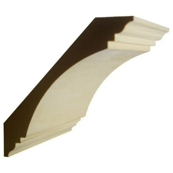 Crown EWCR46, 1-1/8" x 7", Poplar, 95"