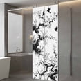 thumbnail image 3 of Chinese Painting Window Privacy Film, Traditional Culture Cool Bird Tree Branch Static Cling UV Sun Blocking Heat Control Window Tint Day and Night, Non-Adhesive One Way Privacy Cover 23.6''x59'', 3 of 7
