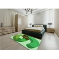 thumbnail image 4 of Ahgly Company Indoor Rectangle Patterned Stoplight Go Green Area Rugs, 2' x 5', 4 of 6