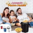 thumbnail image 6 of Electric Hot Air Popcorn Maker Compact Home Popcorn Machine Quick One Button Operation for Party Snacks and Movie Nights Us Plug(Red-EU), 6 of 6