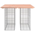 thumbnail image 3 of vidaXL Garden Table Gabion Design 100x102x72 cm Solid Wood Douglas, 3 of 5
