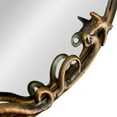 thumbnail image 6 of Zeckos Bronze Octopus Wall Mirror – 20-inch Decorative Accent for Nautical Home Decor - Bronze, 6 of 8