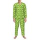 thumbnail image 3 of Balery Daisies Flowers Pijama para Hombre de Dos Piezas con Manga Larga, Conjunto de Dormir y Descanso Suave con Bolsillos-XX-Large, 3 of 7