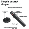 thumbnail image 6 of Karaoke Mic with Switch Wired Dynamic Microphone for Karaoke Vocal Music Performance Singing, 6 of 10
