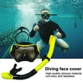 thumbnail image 5 of TNOBHG Dry Top Snorkel Set Snorkeling Gear Set for Men Women Anti-fog Panoramic View Swim Goggles Dry Top Snorkel Diving Equipment, 5 of 8