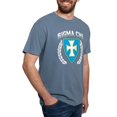 thumbnail image 4 of CafePress - Sigma Chi Flag Colored T Shirt - Mens Comfort Colors Shirt, 4 of 5
