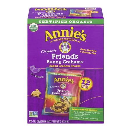 Annie's Organic Friends Bunny Grahams, 12 Count