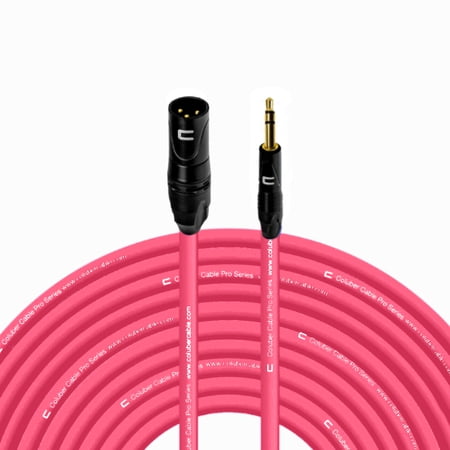 Coluber Cable - Balanced XLR Cable Male to 3.5mm TRS Pro Audio Connector