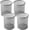 Silver, variant on 4 Packs Wire Mesh Pencil Holder Metal Pen Cup Desk Pen Organizer Case Pencil Jar for Office Home