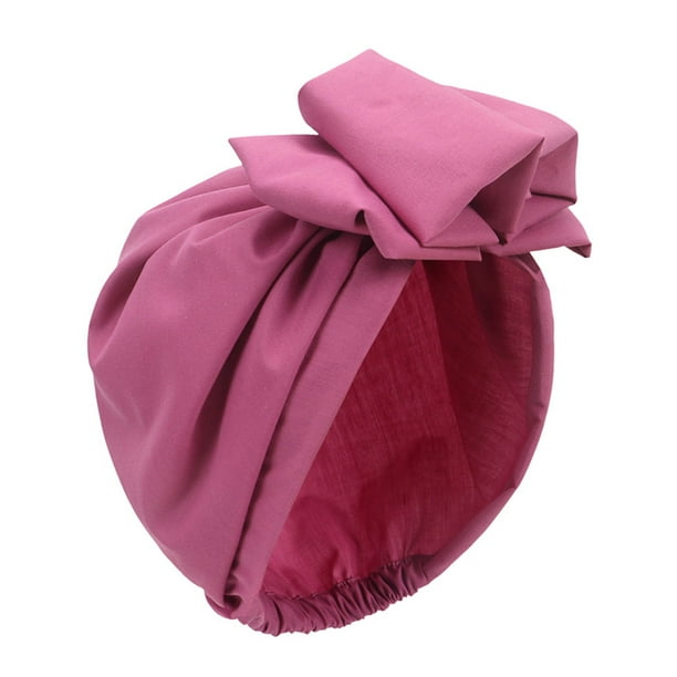 Yhmxh Gorro de moda para mujer, turbante retro francés, conjunto de flores con la frontera entre Europa y Estados Unidos.