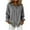 *1-Gray, variant on VBVC Women's Plus Button Down Shirt,Ladies Color Block Blouse,Lapel Gradient Jacket For Women,Navy,Size XXL