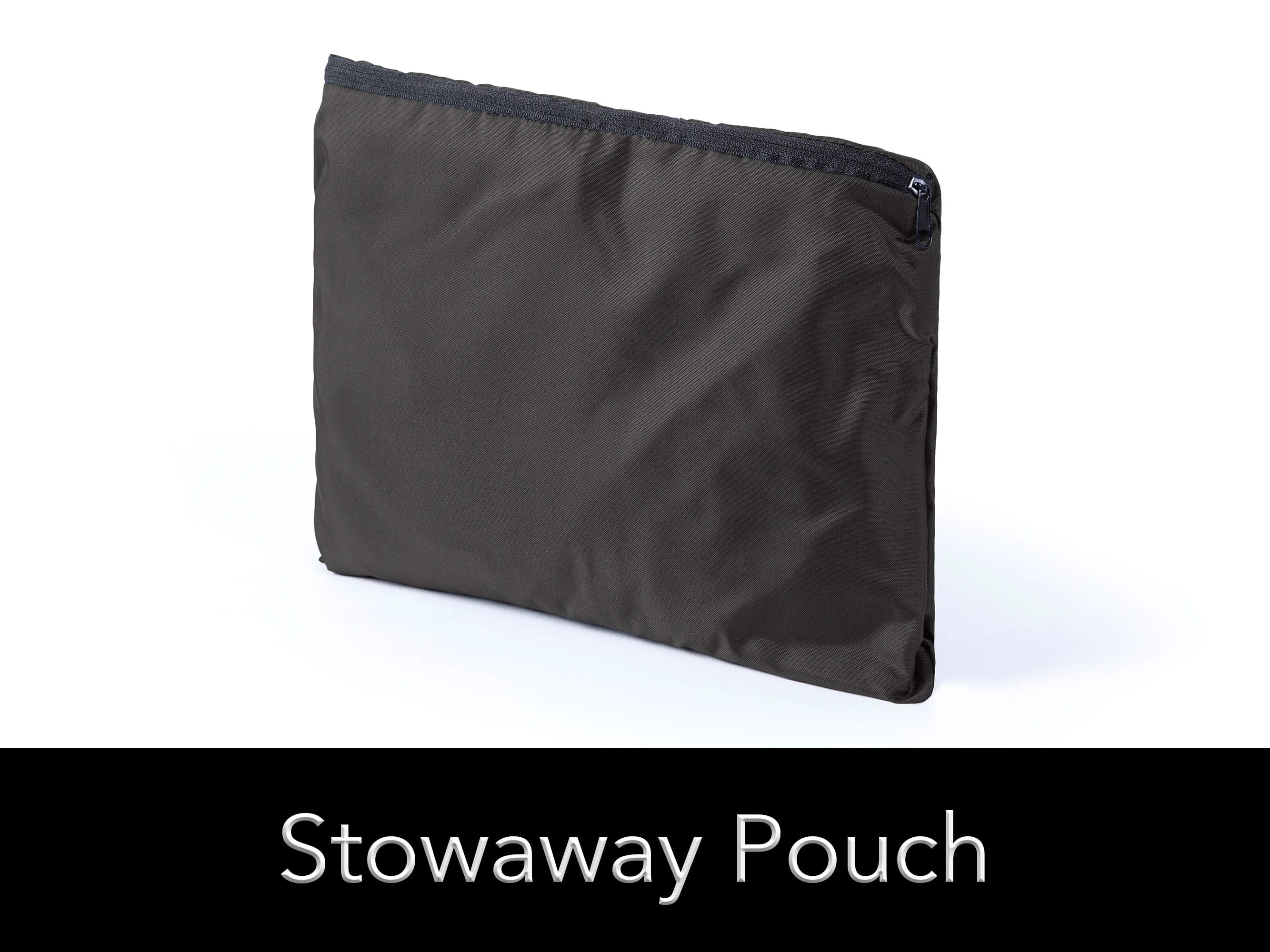 Covermates Keepsakes Deluxe Garment Bag Set - Premium Polyester - Full Length Zipper - ID Window - Carrying Handles - Stowaway Pouch - Closet Storage, Black