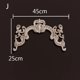 thumbnail image 1 of Apliques de madera de estilo europeo, calcomanías florales para pared, molduras antiguas, artículos de decoración del hogar, 1 of 4