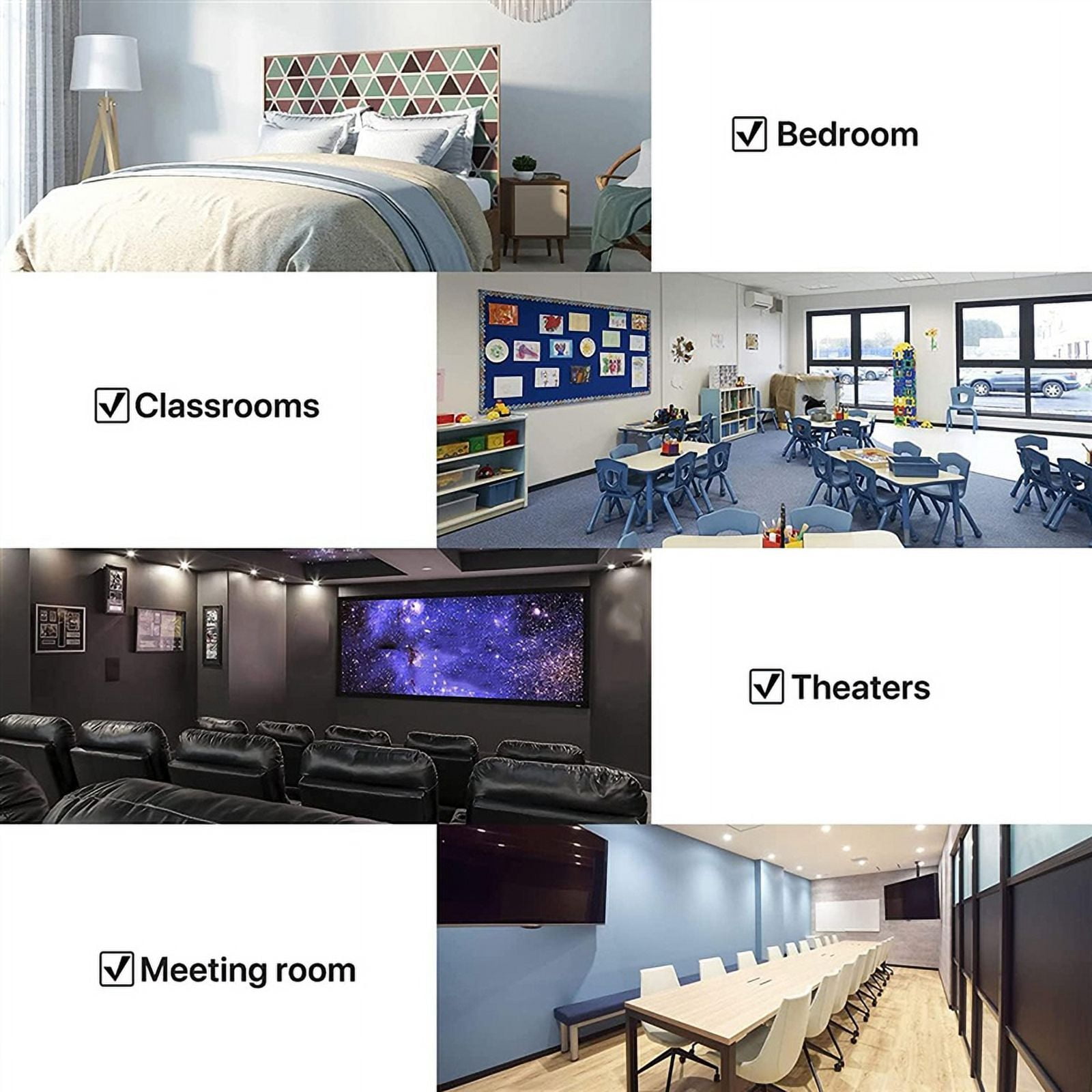 10Pack Sound Proof Panels for Walls,Self-Adhesive Acoustic Panels 12x12x0.4In for Recording Studio,Office,Home,B