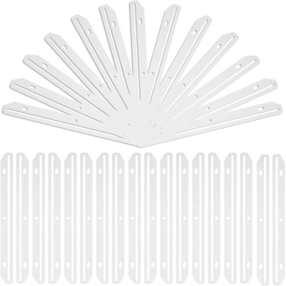 100 Pcs 3 Hole Punched Magazine Holders for Binders 11.6 In Plastic Organizer Ring Binder Insert Strips Clear Collector File Book Craft Paper