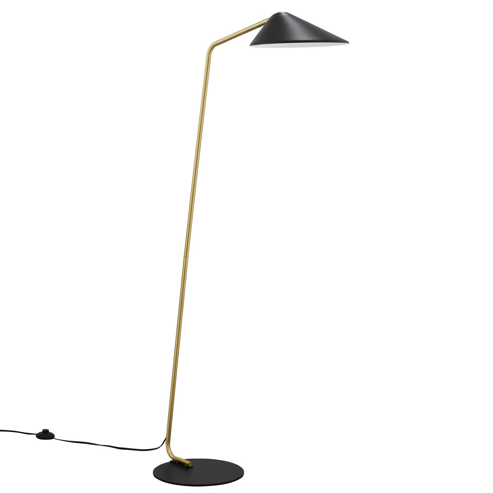 Modway Journey Standing Floor Lamp in Black