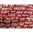 thumbnail image 5 of oneOone Cotton Poplin Red Fabric Text Sewing Material Print Fabric By The Yard 42 Inch Wide-DK, 5 of 5