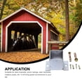 thumbnail image 4 of KONTONTY Fence Post Holder Stainless Steel Stable for Builders 1Set, 4 of 8