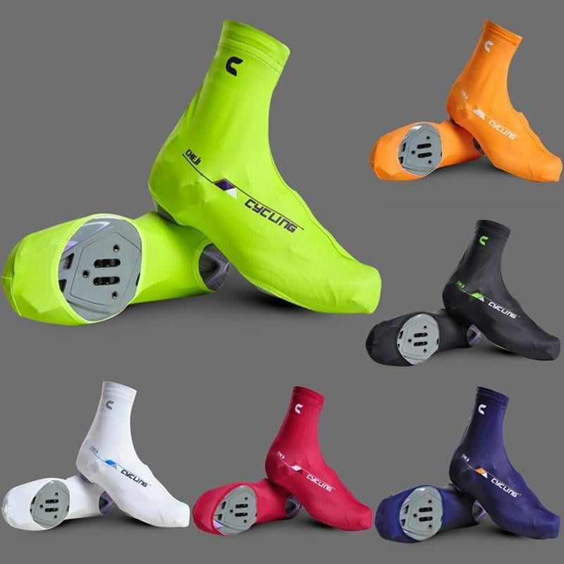 A Pair Bicycle Windproof Over Shoe Covers Bike Cycling Zippered Sportwear Sock 