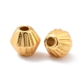 thumbnail image 3 of Rack Plating Alloy Beads Cadmium Free & Lead Free Long-Lasting Plated Bicone Matte Gold Color 4x4mm Hole: 1mm, 3 of 3