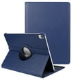 thumbnail image 2 of iPad Pro 11" Case - Vegan Leather Portfolio Case For Apple iPad Pro 2018 With Folding Auto Sleep / Wake Cover And Built-In Multi-Angle Stand (Blue), 2 of 5