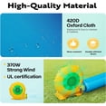 thumbnail image 7 of SPECSTAR Inflatable Bounce House Bouncer Jumping Castle with Slide 370W Air Blower for Kids Outdoor Backyard Indoor, 7 of 7