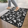 thumbnail image 4 of Pioneer Flower Floral Print Pattern Door Rugs,Washable Non Slip Door Mats Indoor,Decorative Door Mats,Entry Mat Indoor for Entrance,Bedroom,Kitchen,Bathroom,30"x17", 4 of 6