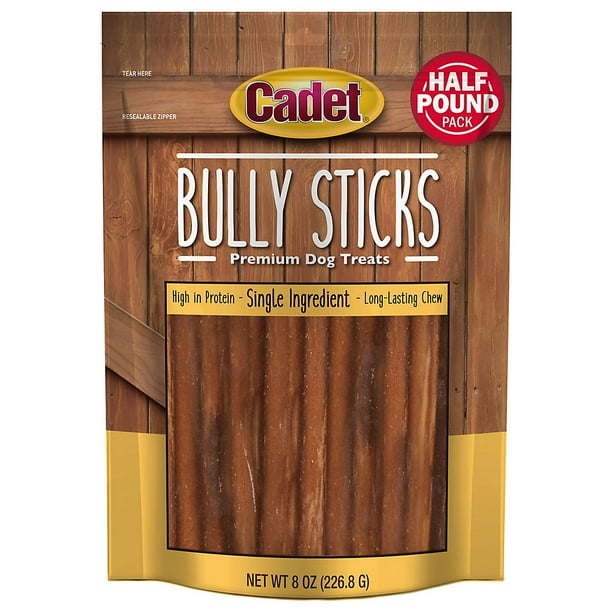 Cadet Real Beef Bully Sticks for Dogs, 8 oz.