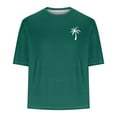 thumbnail image 3 of QATAINLAV Big and Tall T Shirts for Man Palm Tree Printed Graphic Shirts Oversized Short Sleeve Tshirt Loose Fit Summer Casual Basic Tees, 3 of 4