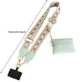 thumbnail image 3 of 1pcs Clip And Go Phone Strap with Zipper Pouch,Crossbody Adjustable Chain Lanyard with PU Leather Wallet for All Phones, 3 of 8