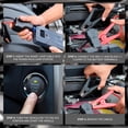 thumbnail image 4 of Arrancador de batería portátil, arrancador de batería para automóvil, con pantalla LCD grande, arrancador de batería de 12 V con lámpara LED, carga rápida, 4 of 4
