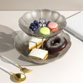 thumbnail image 3 of 2/3Layer Food Storage Tray Wedding Table Decoration Candy Snack Plate Cake Stand, 3 of 9