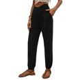 thumbnail image 2 of SUNSIOM Pantalon de Pyjama pour Femmes Doux et Confortable Taille Haute avec Poches Bas de Pyjama Extensible, 2 of 5