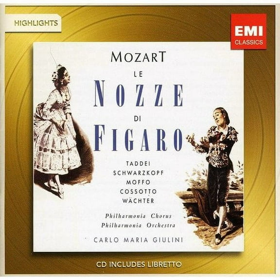 MOZART: LE NOZZE DI FIGARO [HIGHLIGHTS] [MOZART, WOLFGANG AMADEUS] [5099909489325]