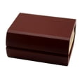 thumbnail image 2 of 8x7x4cm Velvet Tie Bar s Storage Box Mens Gift Case Red- Clips Set, 2 of 8