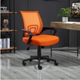 thumbnail image 7 of Furmax Mid Back Home Office Chair Mesh Desk Chair Ergonomic Swivel Task Chair with Lumbar Support, Orange, 7 of 7