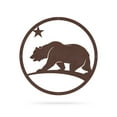 thumbnail image 4 of RealSteel: California Sun Wall Art – Golden State Bear, Durable Indoor/Outdoor Décor, Ideal for California Lovers, Made in USA (18"/Rust), 4 of 7